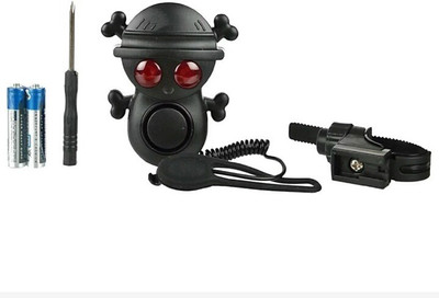 

fastped Ultra Loud 4 Modes Skull Electric Bike Horns with 2 Warning Light Bicycle Phone Holder