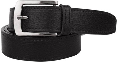 

JE Jagjeet Enterprises Men Casual, Formal, Party, Evening Black Artificial Leather Belt