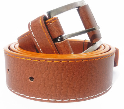

FEMINA09 Boys Brown Genuine Leather Belt, Wood brown genuine leather