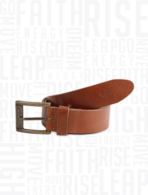 

Metronaut Men Brown Genuine Leather Belt, Tan