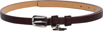 

Alvaro Castagnino Women Casual Maroon Artificial Leather Belt, Wine