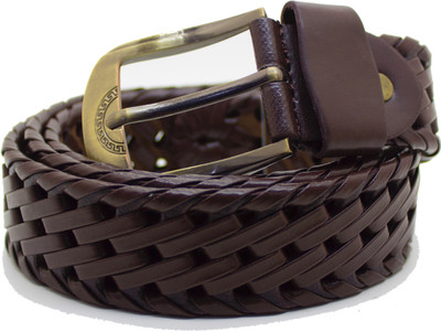 

Bageera Men Casual, Party Brown Texas Leatherite Belt