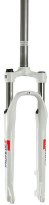 

fastped Carbon Steel Mountain Bike Bicycle Fork(white 102 mm)