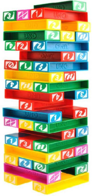 

Vortex Toys UNO STACKO Stacking Block Game/Toys/Family Game(Multicolor)