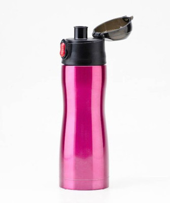 

Meenamart H20 Stainless Steel Water Bottle 500 ml Sipper(Pack of 1, Multicolor), Pink