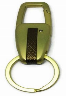 

antras creations Imported Brand Key chain for Cars/Bikes/Homes/Office Locking Key Chain(Gold)