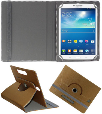 ACM Flip Cover for Samsung Galaxy Tab 3 T311(Gold, Cases with Holder)