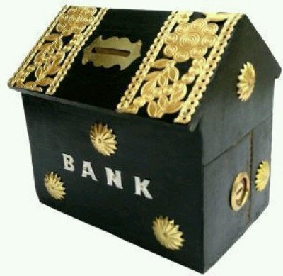 

all crafts art money bank Coin Bank(Black)