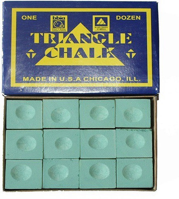 

Laxmi Ganesh Billiard 1028 TRIANGLE BILLIARD SNOOKER POOL CHALK 12PCS GREEN Snooker, Pool, Billiards Cue Stick(Wooden)