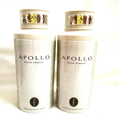 

Flavia APOLLO Perfume Body Spray - For Women(400 ml, Pack of 2)