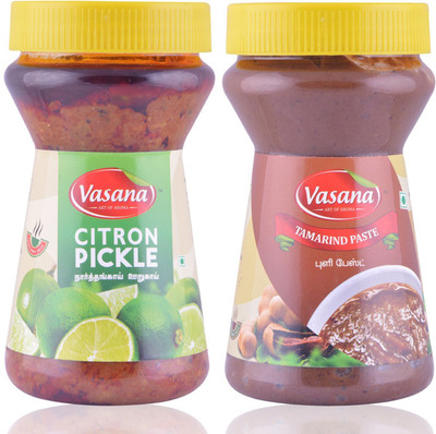 Vasana Citron Pickle and Tamarind Paste Combo Combo(300-300)