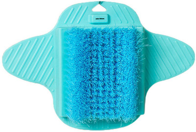 

ShopyBucket Bath Blossom Foot Scrub Brush Exfoliating Feet Scrubber Washer Spa for Shower (Blue)(Blue)