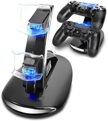 

Everycom PS4 Controller Charging Dock Stand, USB Dual Charger Station Accessory with LED Indicator for Sony Playstation 4 Gaming Accessory Kit(Black, For PS4)