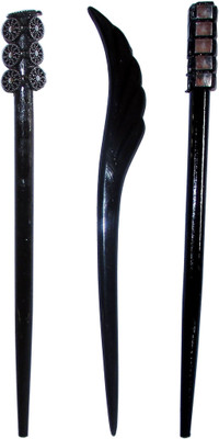 

KOOK Combo of Multi Color Juda Sticks Bun Stick(Multicolor)