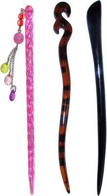 

PARROTOO Combo of Multi Color Juda Sticks Bun Stick(Multicolor)