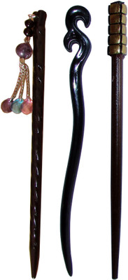 

GURUKUL Combo of Multi Color Juda Sticks Bun Stick(Multicolor)