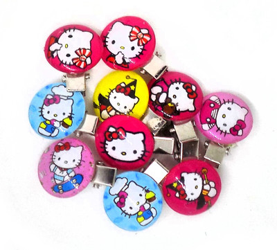 

Majik Cartoon Designed Hair Clips For Girls (10 Pcs) Hair Pin(Multicolor)