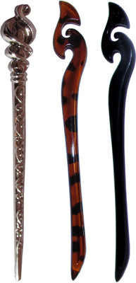 

RAKSH Combo of Multi Color Juda Sticks Bun Stick(Multicolor)