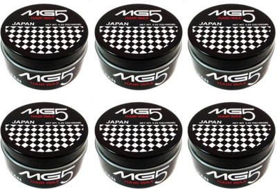 

MG5 Super Hold Hair Styler Hair Wax Pack of 6 -100 g Each NVL_HS_002 Wax(100 g)