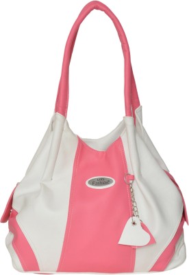 

FD Fashion Soft Luggage Shoulder Bag(Pink, White)