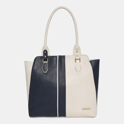 

Cara Mia Shoulder Bag(Black, Beige), Beige;black