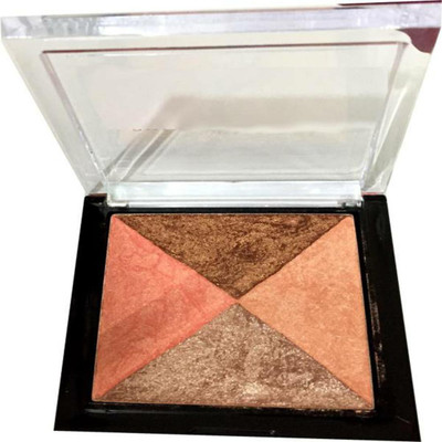 

glorist PROFESSIONAL 4 in 1 BAKED BLUSH Highlighter (MULTICOLOR) Highlighter(Multi)