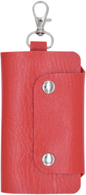 

Baluchi The Faux Leather Pouch Keychain/ Red Key Pouch / Wallet Key Chain / Red Wallet Key Chain / Red Key Pouch / Faux Leather Wallet Keychain Key Chain