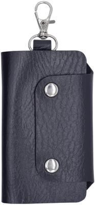 

Baluchi The Faux Leather Pouch Keychain/ Black Key Pouch / Wallet Key Chain / Black Wallet Key Chain / Black Key Pouch / Faux Leather Wallet Keychain Key Chain