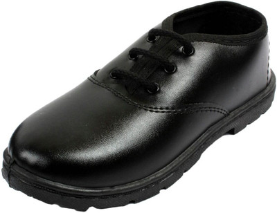 

Kundra Boys Lace Walking Shoes(Black, Black 09