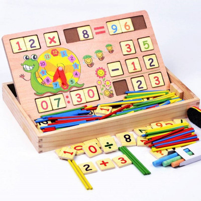 

Vortex Toys 2 in 1 Multi Functional Educational Wooden Digital Computing Learning Blocks Box Set For Kid's (Multicolor)(Multicolor)