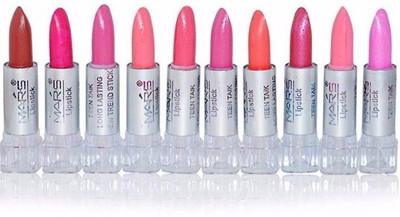 Make Line Mini Trendy Lipsticks Pack of 10(Multicolor)