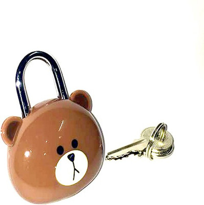 

Flintstop Bear Lock Lock(Brown)