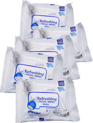 

One Personal Care Refreshing Facial Wipes (125 Cosmetic Pare Towelettes) | Makeup Remover(250 g)