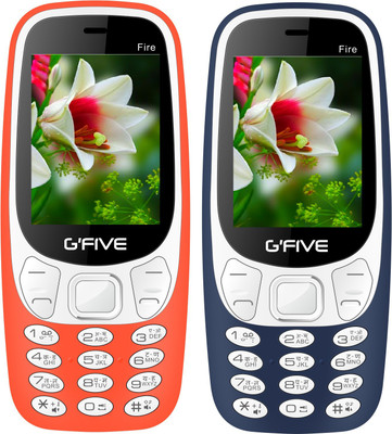 

Gfive Fire Combo of Two Mobiles(Orange & Blue)