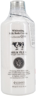 

SCENTIO Milk Plus Bright & White Shower Cream - 450 Ml Thailand(450 ml)