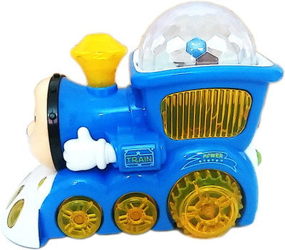 

Baby Toys Train toy with light and music(Blue)