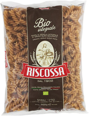 

Pastificio Riscossa Organic Spirali Whole Wheat Pasta Shell Pasta(500 g)