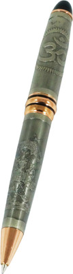 

auteur Auspicious, Blessings of Lord Ganesha, Made in Bronze, Om and Ganesha Carved Ball Pen