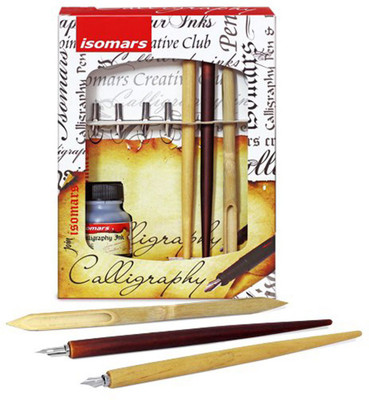 

Isomars Dip Pen Set - Natural Wood Calligraphy