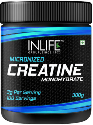 

Inlife Micronised Creatine Monohydrate Powder Supplement, 300 grams - Unflavoured Creatine(300 g, Unflavored)