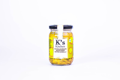 

K's Kitchen K's Whole Grain Mustard with Chilli 250g Mustard(250 g)