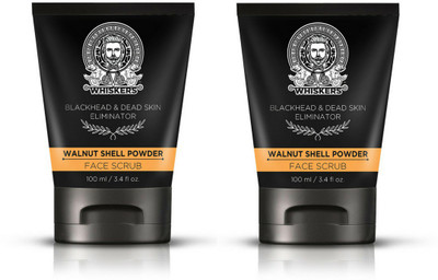 

Whiskers Walnut Face Scrub ( Pack of 2 ) Scrub(100 ml)