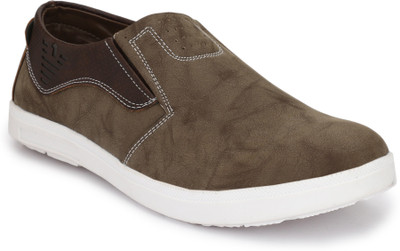 

John Karsun Slip On Sneakers For Men(Brown