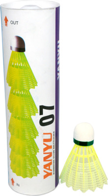 

PK 07 Nylon Shuttle - Yellow(Medium, 77, Pack of 6)
