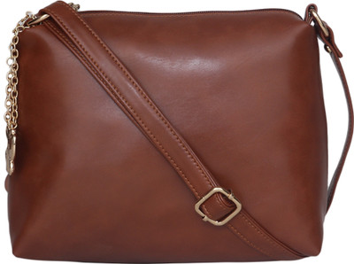 

Butterflies Women Casual Tan PU Sling Bag