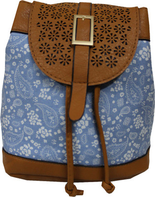 

Damit Girls Blue, Brown Canvas Sling Bag
