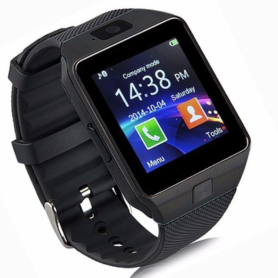 

ALONZO DZ09 Black Smartwatch(Black Strap Free Size)