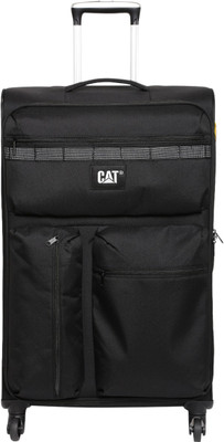 

CAT Cargo Polyester Soft Sided Suitcase Check-in Luggage -  inch(Black