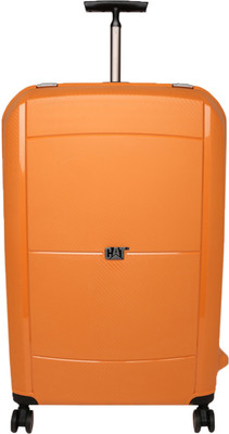 

CAT Cargo Polypropylene Hard Sided Suitcase Check-in Luggage -  inch(Orange