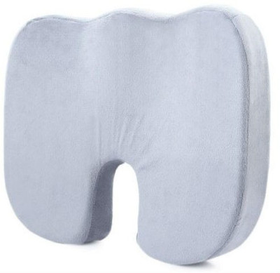 

Shrih Orthopedic Pure Memory Foam Seat Cushion for Chair Car Office Back Support (, Grey